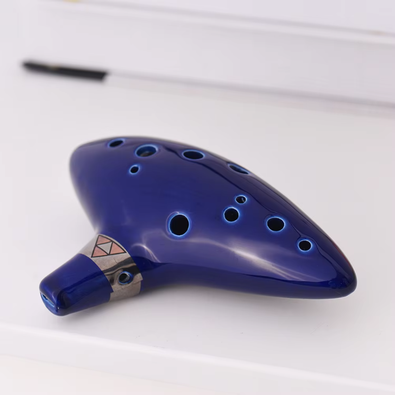 Musical Instrument Book - Ocarina de 12 agujeros de cerámica