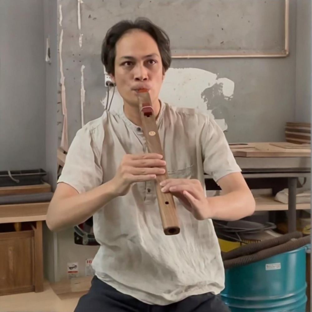 Musical Instrument A Recorder - Flauta vertical de madera con tonos