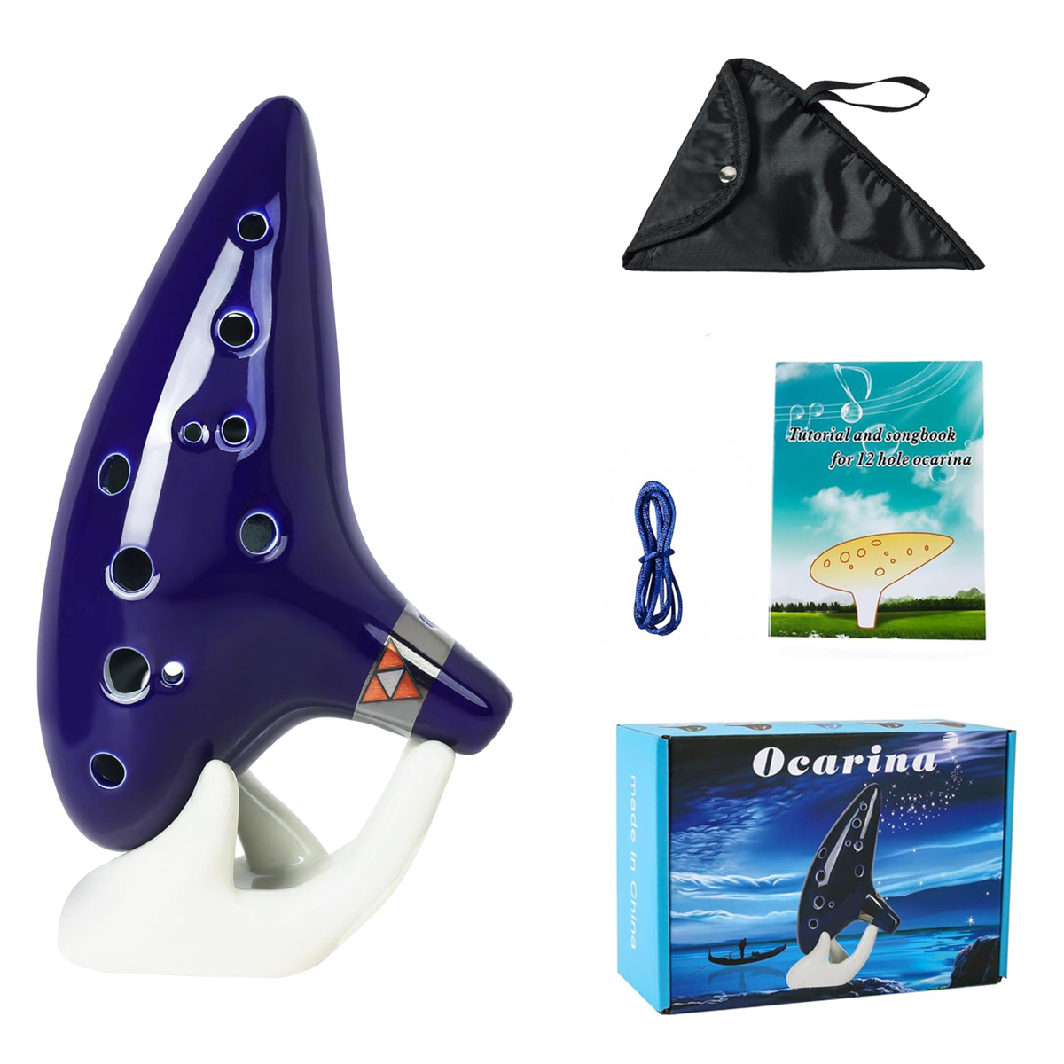 Musical Instrument Book - Nueva Ocarina de Cerámica de 12