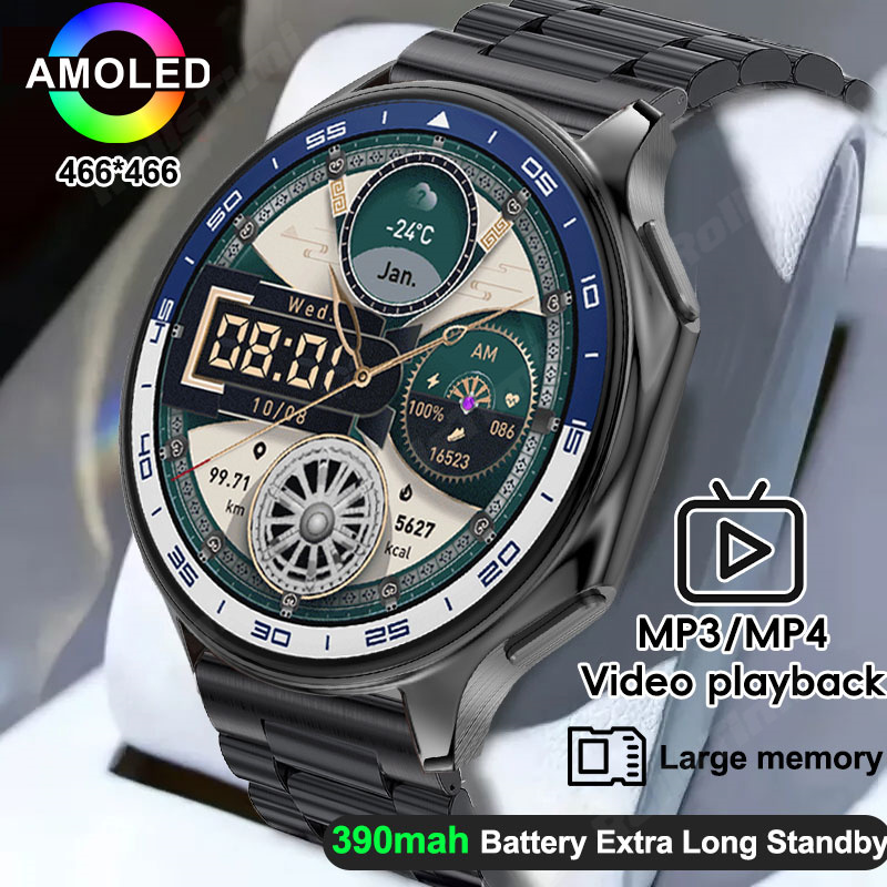 Musical Instrument Japanese - Reloj inteligente AMOLED 1,43 reproductor de