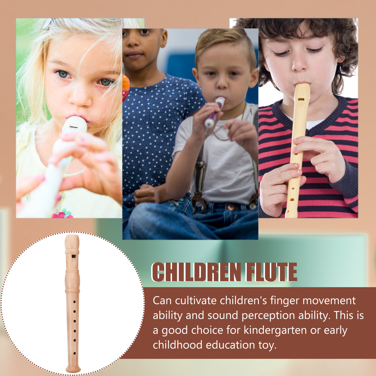Musical Instrument A Recorder - Flauta de Bisel Soprano Educativa, Clarinete