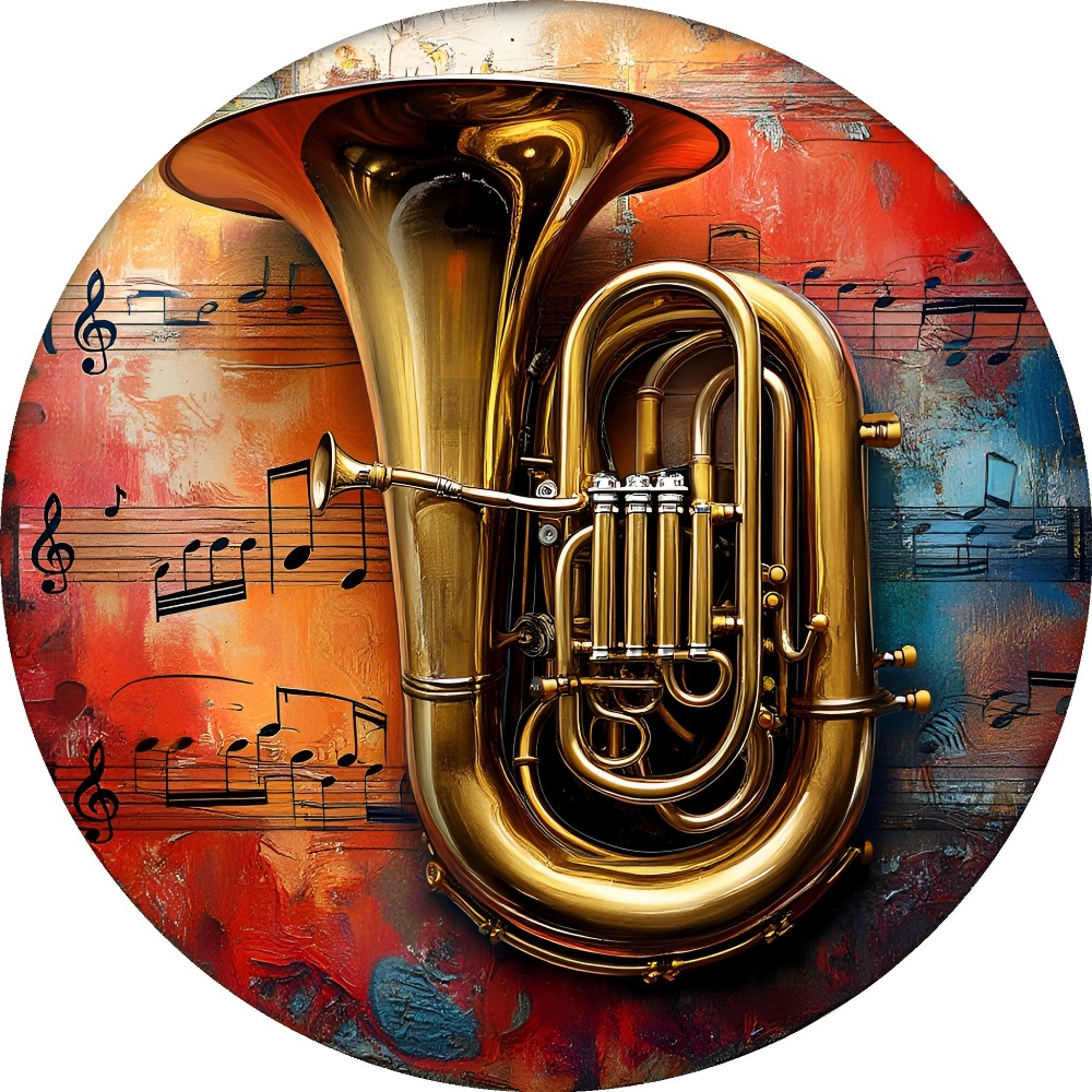 Musical Instrument Sign - Letrero de Metal - Placa Decorativa