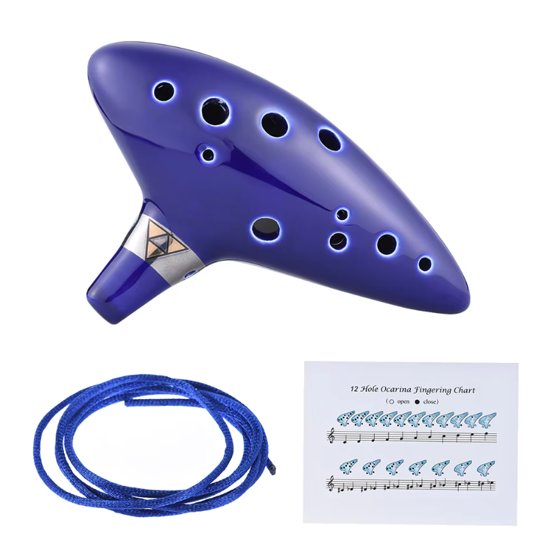 Ocarina de 12 agujeros de cerá - Musical Instrument Book reseña y precio