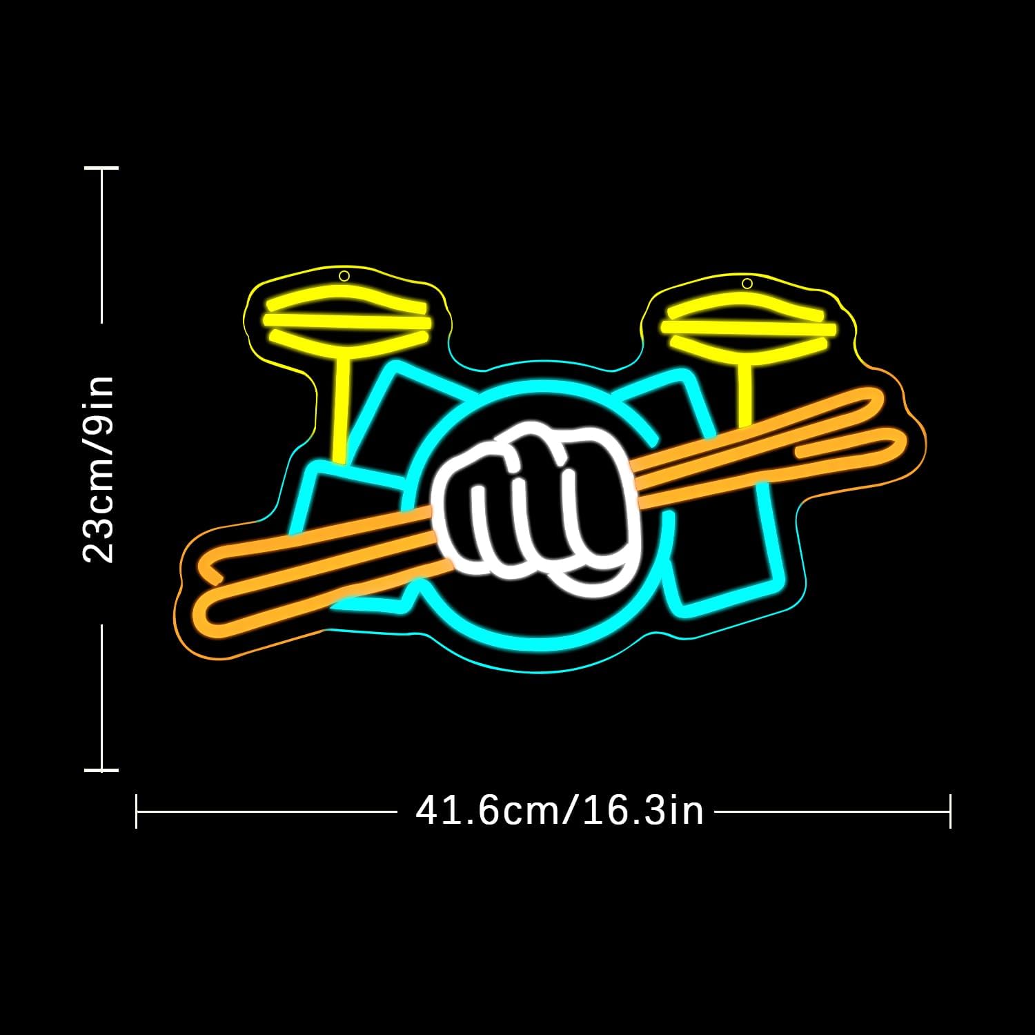 Letrero Luminoso LED de Neón c - Musical Instrument Sign reseña y precio