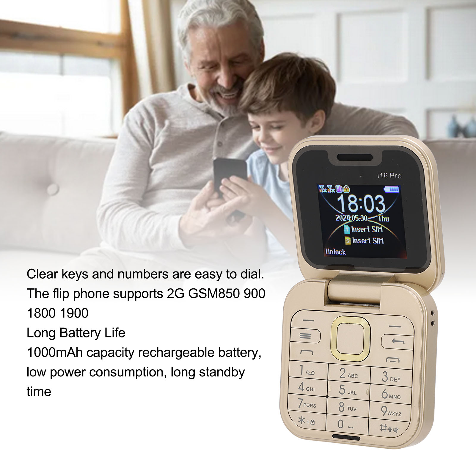 Teléfono 2G con Botones Grande - Musical Instrument Japanese reseña y precio