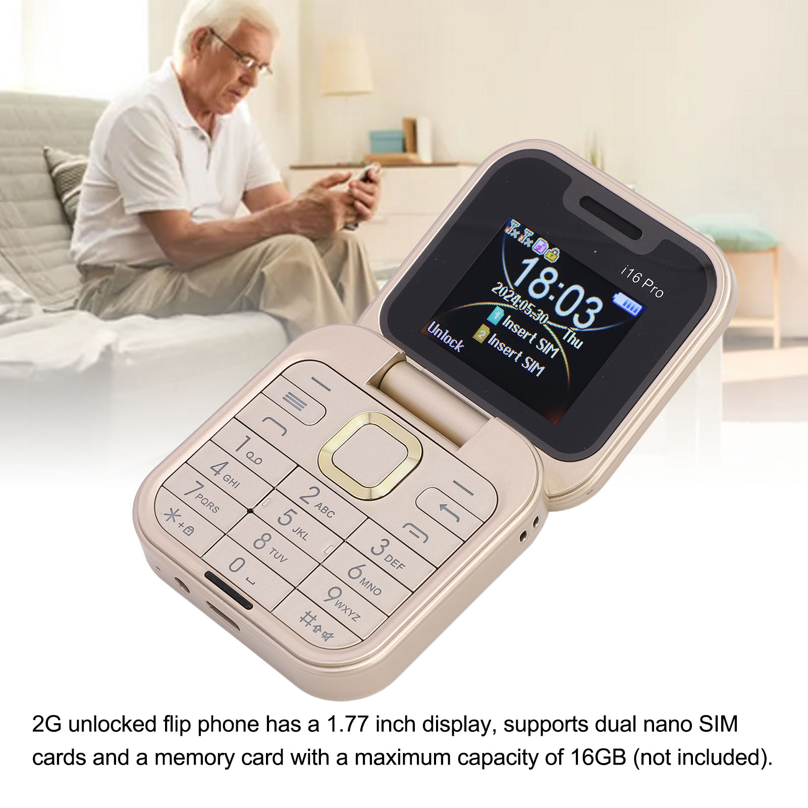 Teléfono 2G con Botones Grande - Musical Instrument Japanese reseña y precio