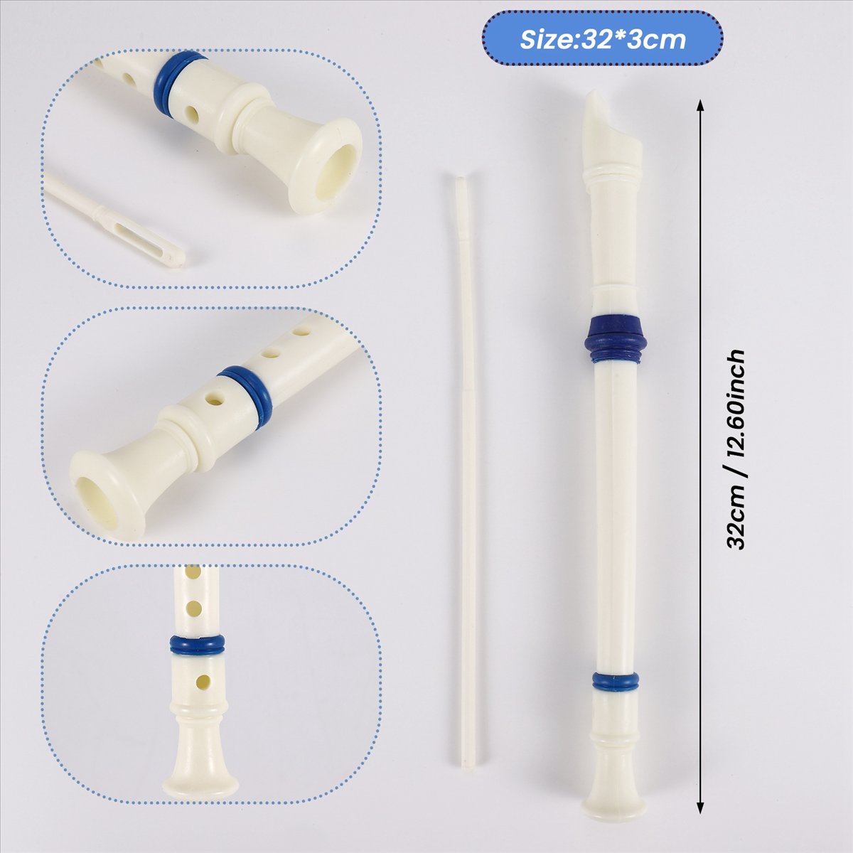 Flauta Dulce Soprano de 6 Orif - Musical Instrument A Recorder reseña y precio