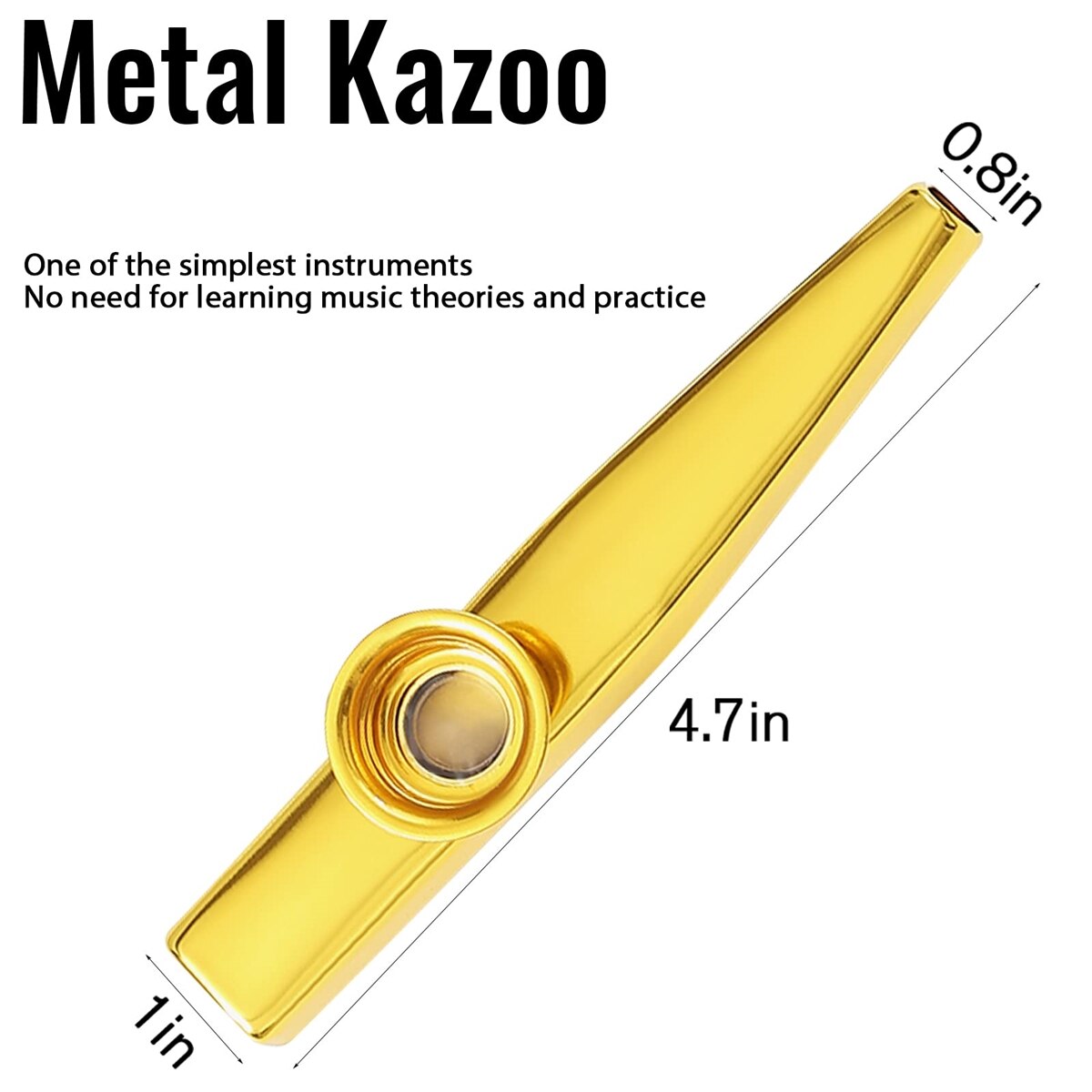 Kazoo aleación de aluminio pla - Musical Instrument Kazoo reseña y precio