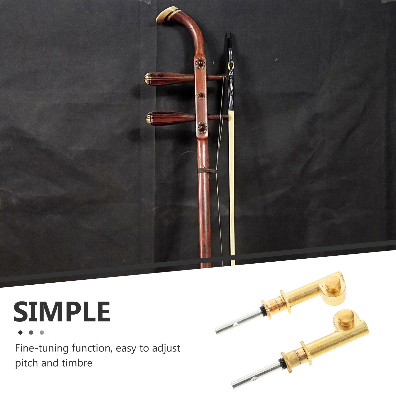 2 Piezas de Clavijas de Afinac - Erhu Violin Chinese reseña y precio