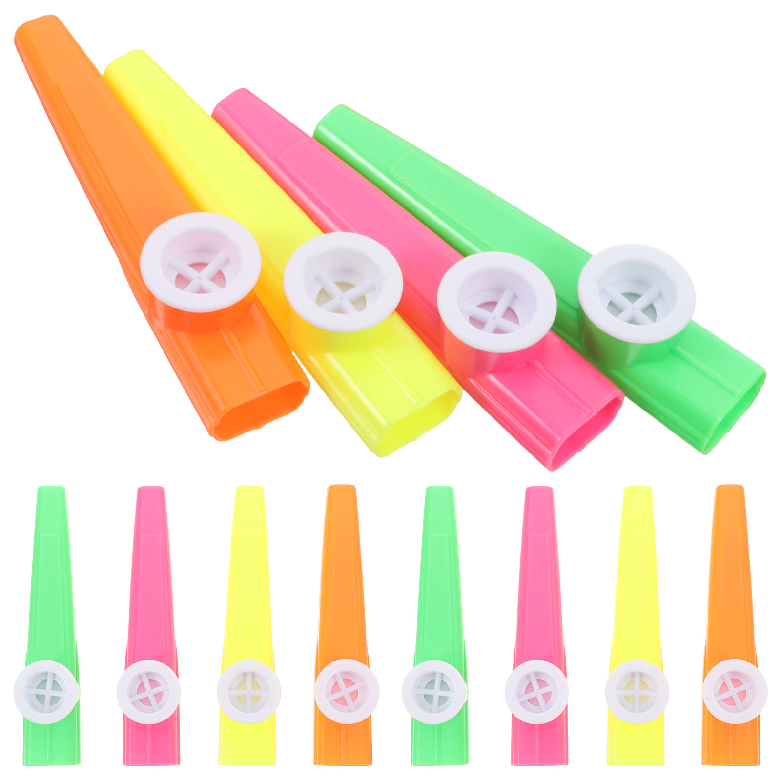 24 Kazoos de Plástico de Color - Musical Instrument Kazoo reseña y precio