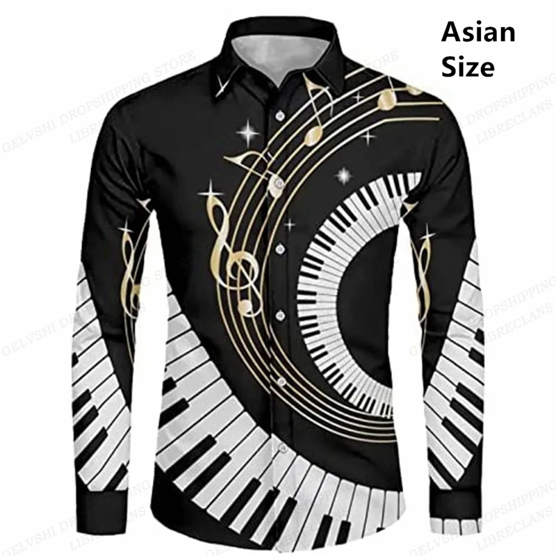 Camisa hawaiana negra de manga - Musical Instrument Hawaii reseña y precio