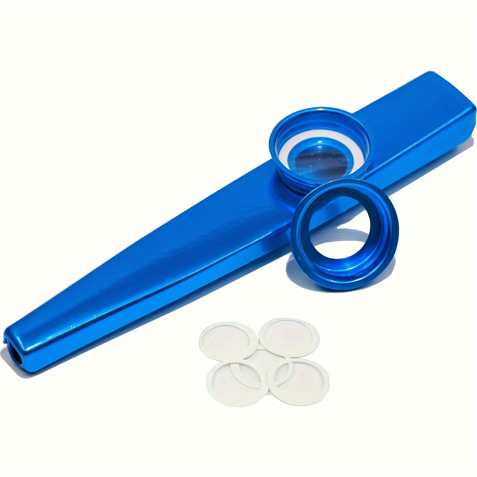 Kazoos de Metal de 7 Uds., Kaz - Musical Instrument In English reseña y precio