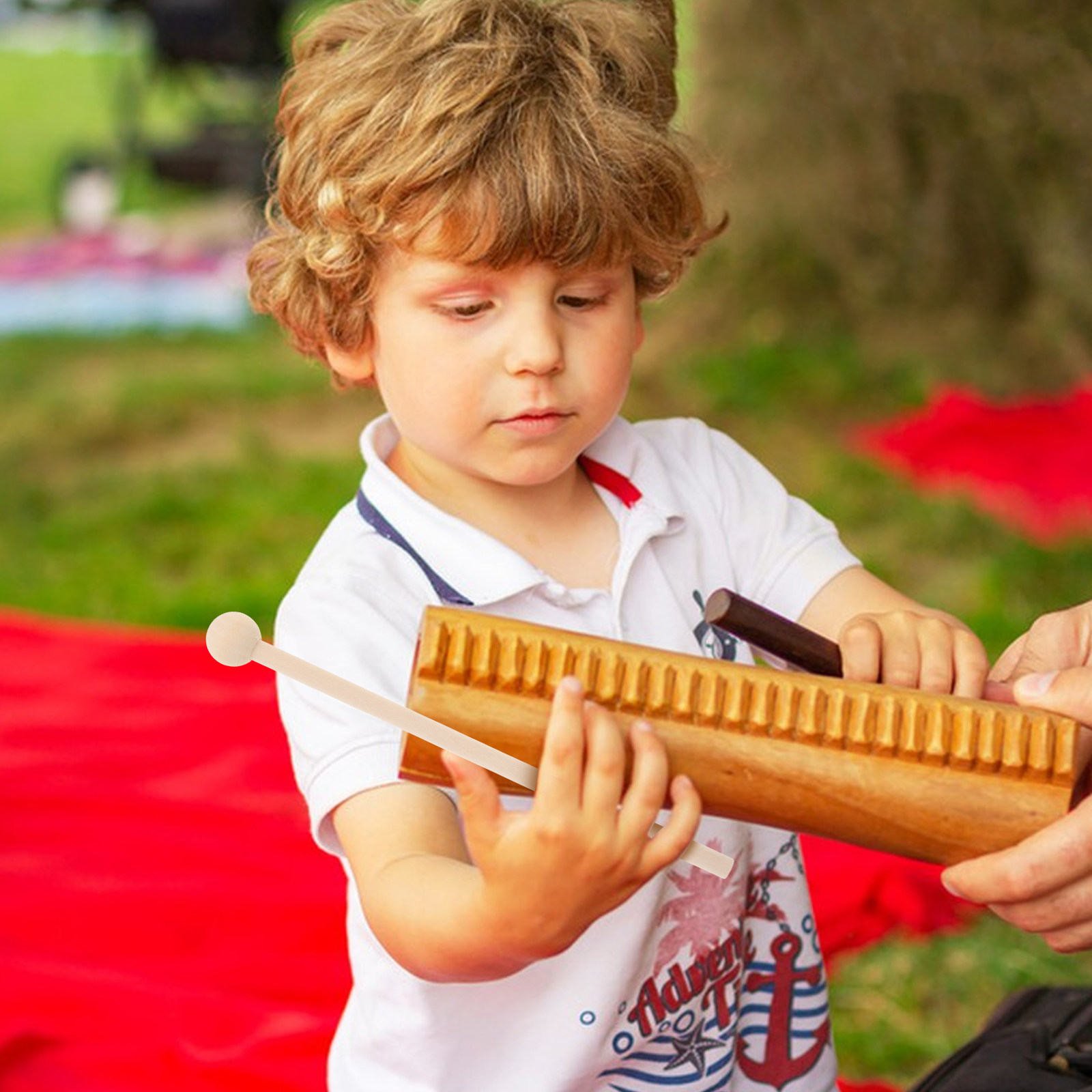 Baquetas de madera para niños, - Musical Instrument Mallet reseña y precio
