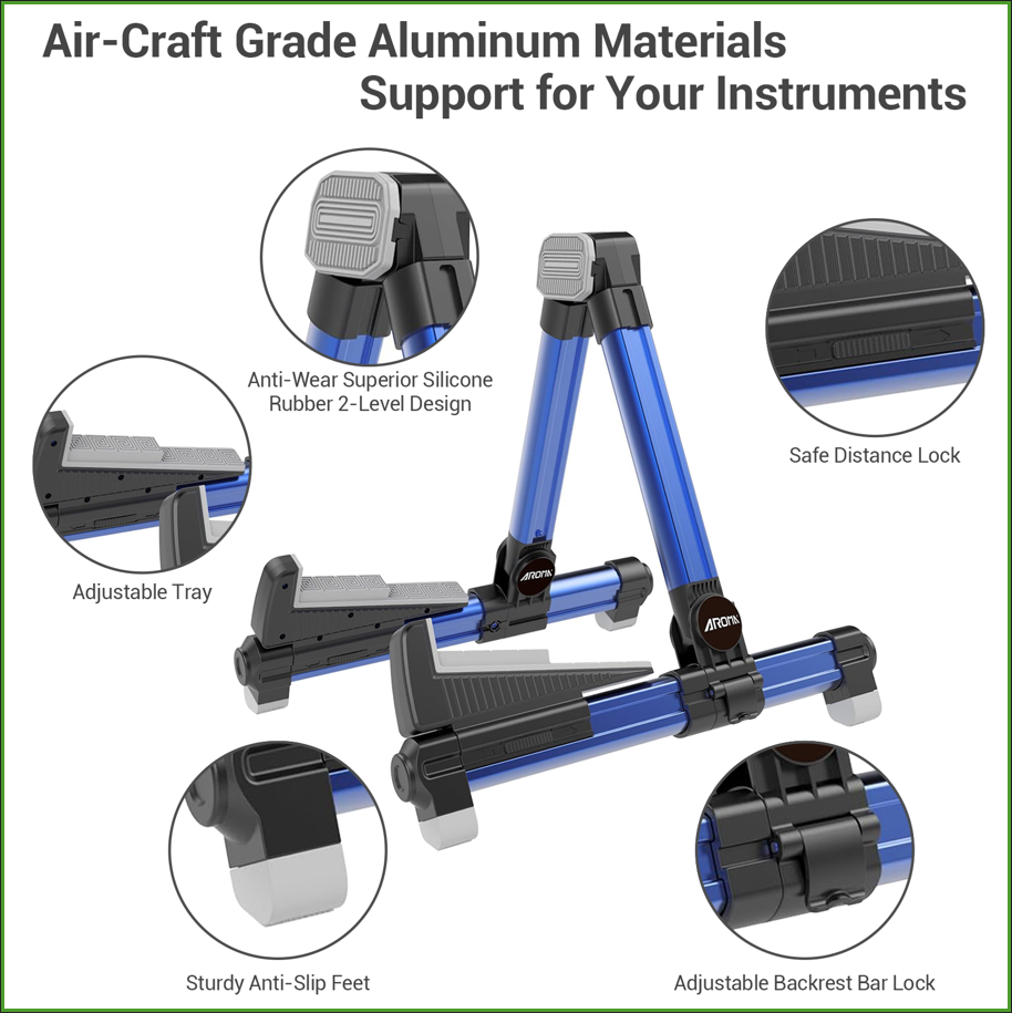 Soporte Plegable de Aluminio p - Musical Instrument In English reseña y precio