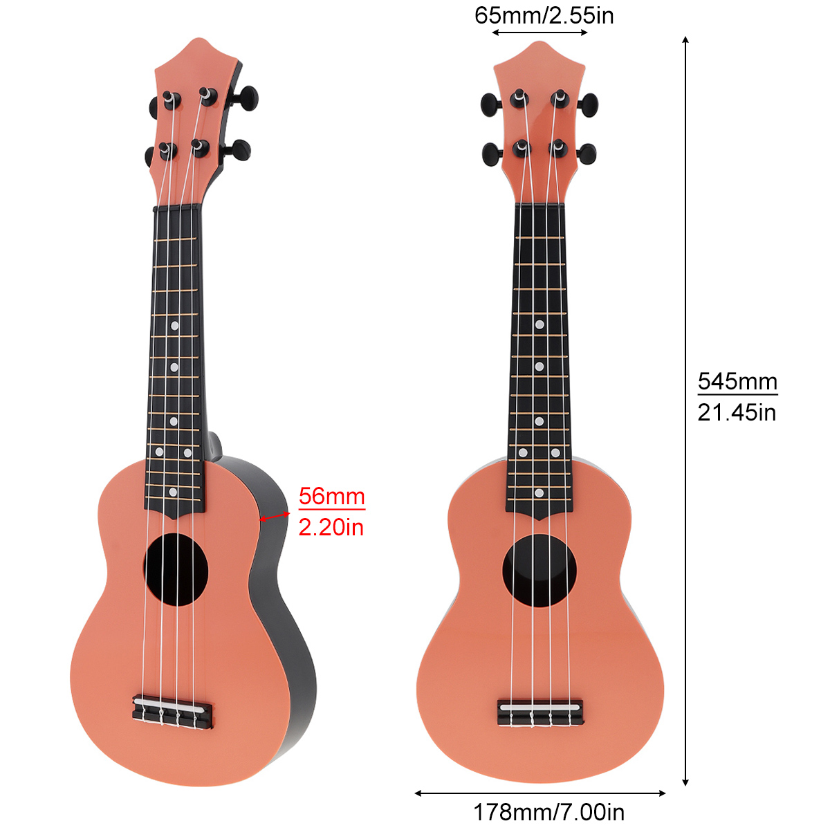 Ukelele de 21 pulgadas, 4 cuer - Musical Instrument Hawaii reseña y precio