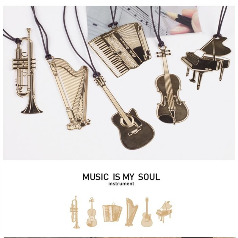Marcapáginas de Metal para mús - Musical Instrument Book reseña y precio