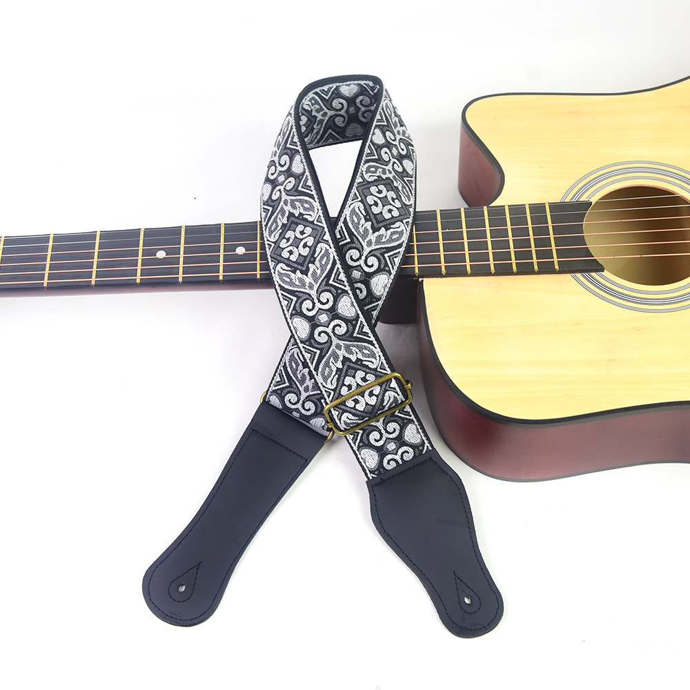 Correa de guitarra con estampa - Musical Instrument In English reseña y precio