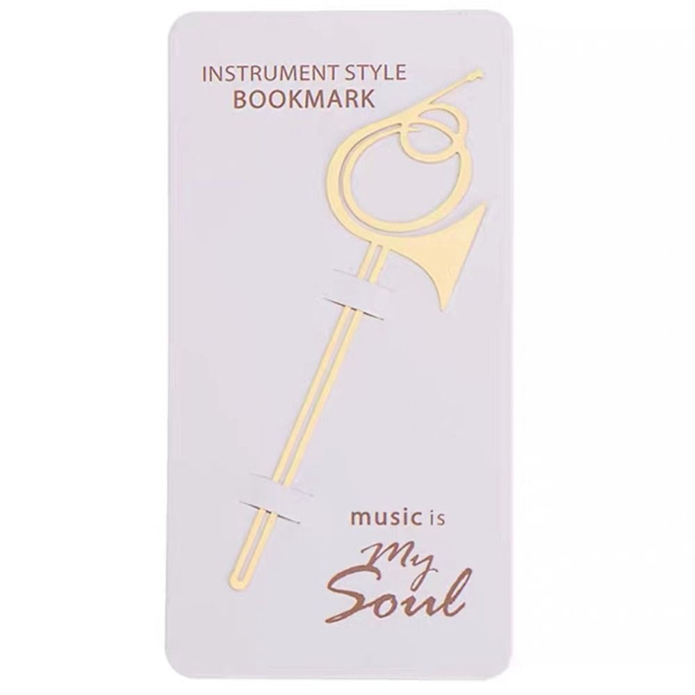 Marcapáginas de metal con nota - Musical Instrument Book reseña y precio
