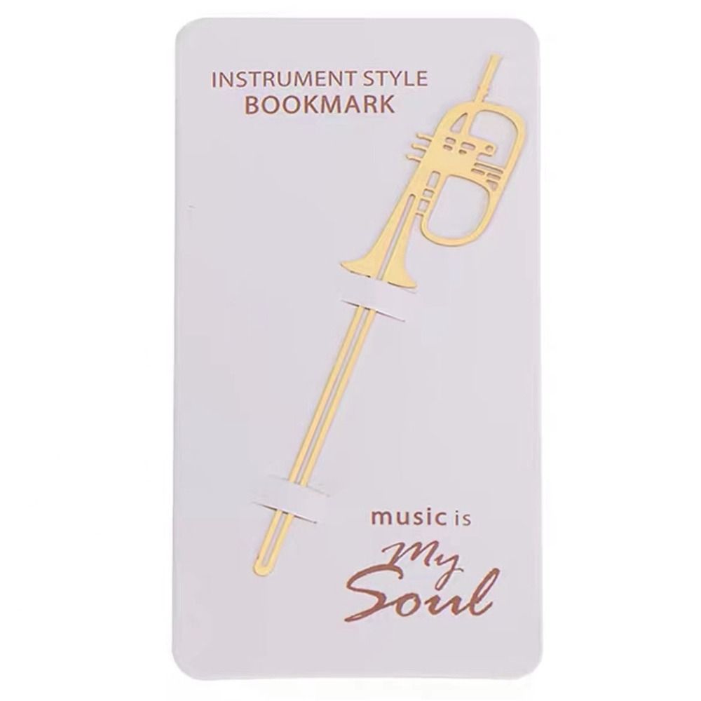 Marcapáginas de metal con nota - Musical Instrument Book reseña y precio