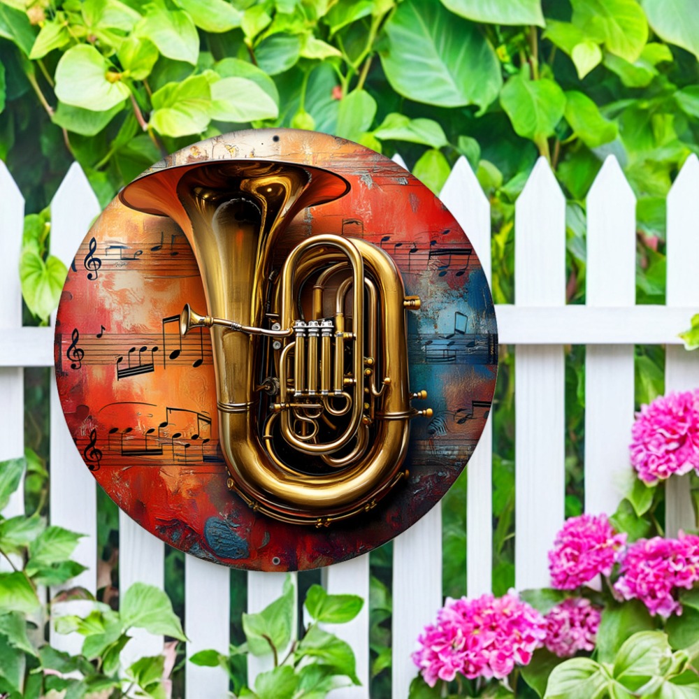 Letrero de Metal - Placa Decor - Musical Instrument Sign reseña y precio