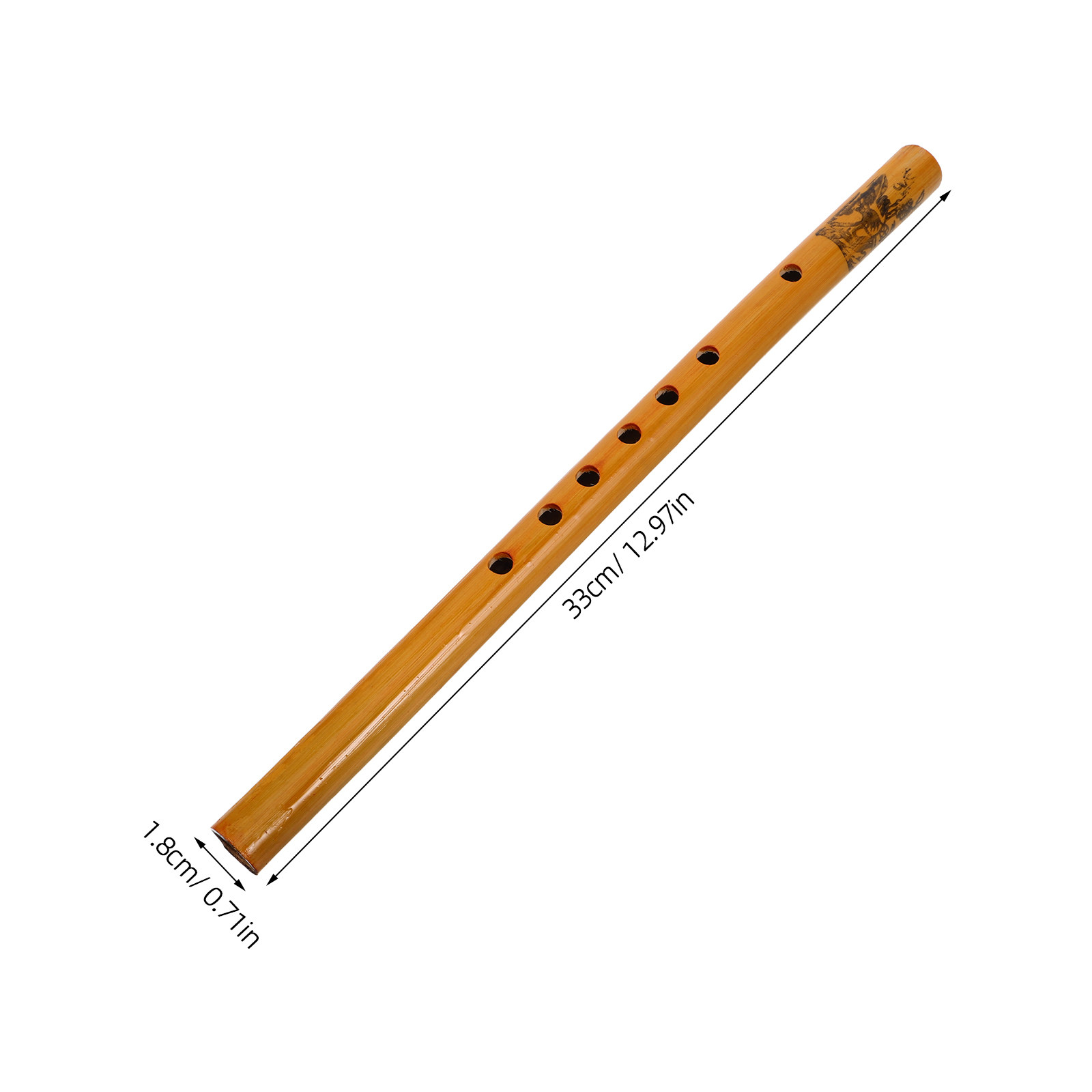Flauta de Bambú Vertical de 33 - Musical Instrument A Recorder reseña y precio